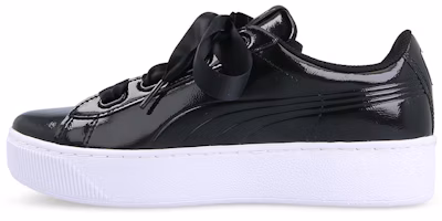 (Women) Puma Vikky Platform Ribbon 'Black' 366419-01 (Women) Puma Vikky Platform Ribbon 'Black' 366419-01