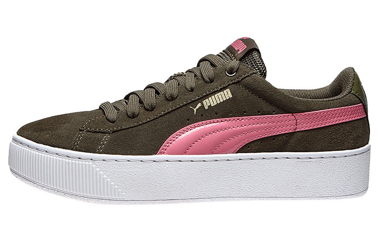 (Women) Puma Vikky Platform 'Green Pink' 363287-07