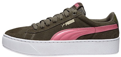 (Women) Puma Vikky Platform 'Green Pink' 363287-07 (Women) Puma Vikky Platform 'Green Pink' 363287-07