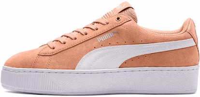 (Women) Puma Vikky Platform Pink/White 363287-15 (Women) Puma Vikky Platform Pink/White 363287-15