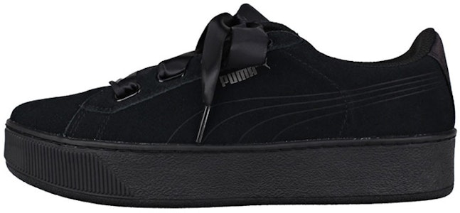 PUMA Vikky 平台絲帶 低筒 帆布鞋 女款 黑 Buy PUMA Vikky 平台絲帶 低筒 帆布鞋 女款 黑