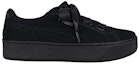Order PUMA Vikky 平台絲帶 低筒 帆布鞋 女款 黑