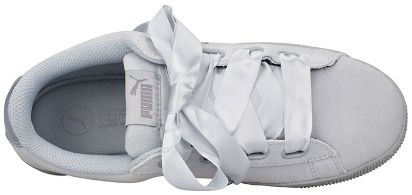 (W) Puma Vikky Platform Ribbon Abu/P putih 366418-02 Lookbook (W) Puma Vikky Platform Ribbon Abu/P putih 366418-02