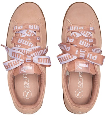 (Women) Puma Vikky Platform Ribbon Pink/Brown 365314-02 Shop (Women) Puma Vikky Platform Ribbon Pink/Brown 365314-02