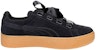 (W) Puma Vikky Platform Ribbon Hitam/Gum 364979-01