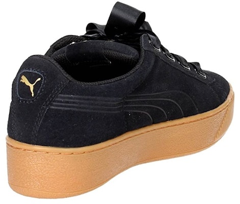 (Women) Puma Vikky Platform Ribbon Black/Gum 364979-01 Lookbook (Women) Puma Vikky Platform Ribbon Black/Gum 364979-01