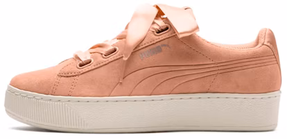 (Women) Puma Vikky Platform Ribbon Coral 366418-07 (Women) Puma Vikky Platform Ribbon Coral 366418-07