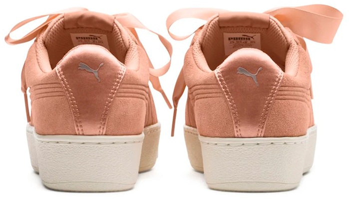 (Women) Puma Vikky Platform Ribbon Coral 366418-07 Shop (Women) Puma Vikky Platform Ribbon Coral 366418-07