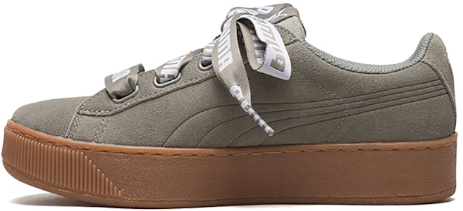 (W) 푸마 빅키 플랫폼 리본 그레이/브라운 (Puma Vikky Platform Ribbon Grey/Brown) 365314-03 Buy (W) 푸마 빅키 플랫폼 리본 그레이/브라운 (Puma Vikky Platform Ribbon Grey/Brown) 365314-03