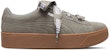 (W) Puma Vikky Platform Ribbon Kelabu/Coklat 365314-03