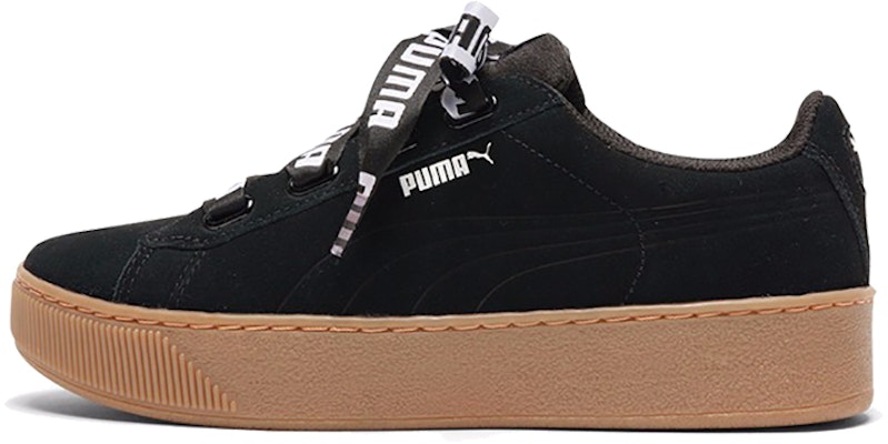 (W) 푸마 빅키 플랫폼 리본 블랙브라운 (Puma Vikky Platform Ribbon Black Brown) 365314-01 Buy (W) 푸마 빅키 플랫폼 리본 블랙브라운 (Puma Vikky Platform Ribbon Black Brown) 365314-01