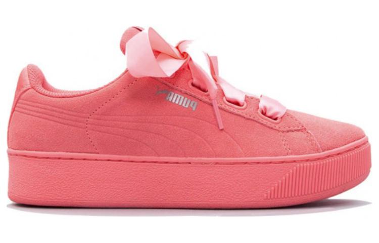 Order (W) Puma Vikky Platform Ribbon Merah Muda 366418-03