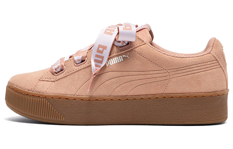 (Women) Puma Vikky Platform Ribbon Pink/Brown 365314-02