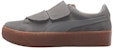 (W) Kasut Puma Vikky Platform V Retro Low Tops Unisex Abu-Abu Kasual Skateboard 365242-03