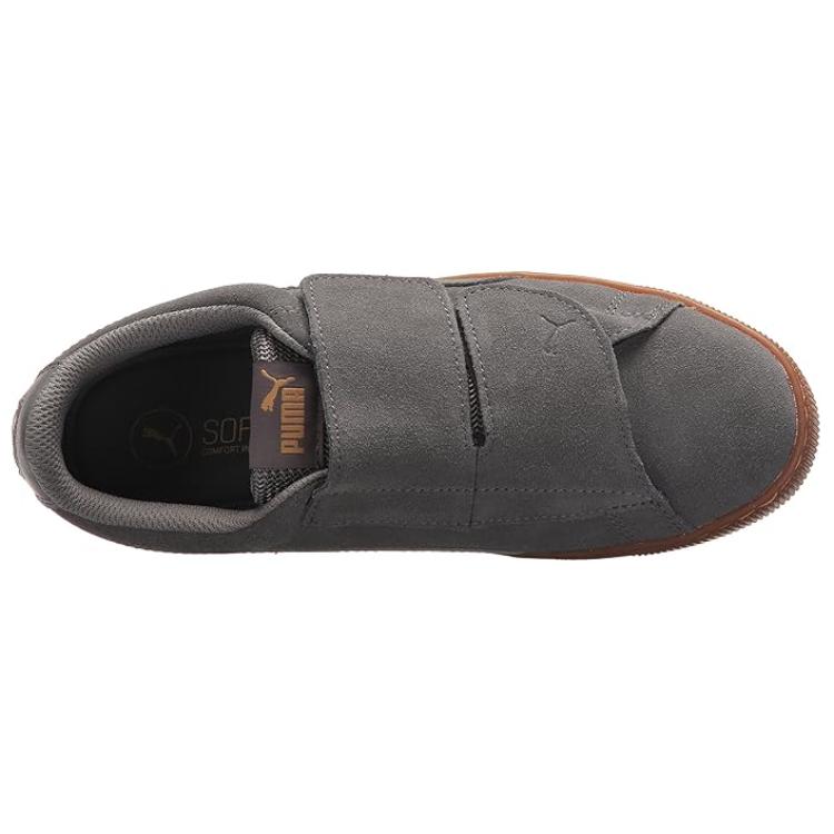 (W) Puma Vikky Platform V Retro Low Tops Casual Skateboarding Shoes Unisex Gray 圖 3