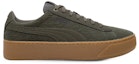 Order (W) Puma Vikky Platform VR Kasut Rendah Hijau/Coklat 363730-01