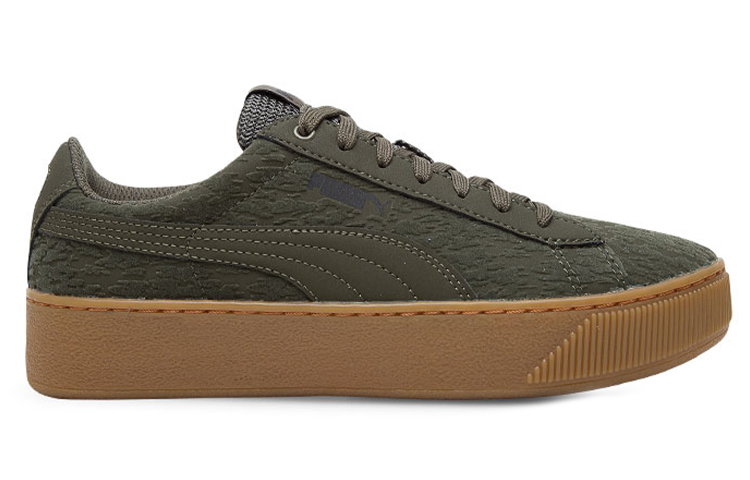 Order (W) Puma Vikky Platform VR Sneakers Bassi Verde/Marrone 363730-01