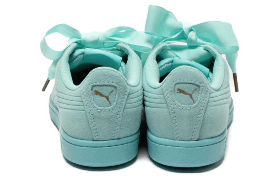 Lookbook PUMA Vikky Ribbon 防滑耐磨 低筒 板鞋 女款 湖藍