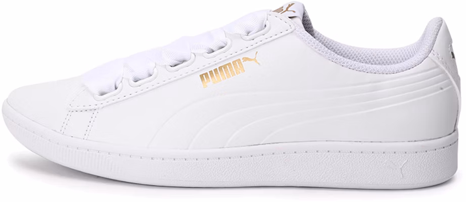 (Women) Puma Vikky Ribbon White/Gold 366088-02 Buy (Women) Puma Vikky Ribbon White/Gold 366088-02