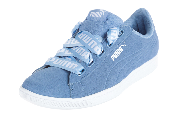 Order 彪馬 Vikky Ribbon Bold 輕便舒適板鞋 女款 藍色