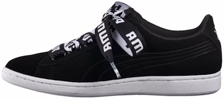 (Women) Puma Vikky Ribbon Bold Casual Shoes Black 365312-01 (Women) Puma Vikky Ribbon Bold Casual Shoes Black 365312-01