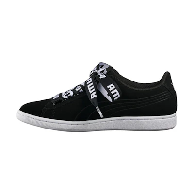 (W) Puma Vikky Ribbon Bold Casual Shoes Black