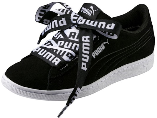 (Women) Puma Vikky Ribbon Bold Casual Shoes Black 365312-01 Lookbook (Women) Puma Vikky Ribbon Bold Casual Shoes Black 365312-01