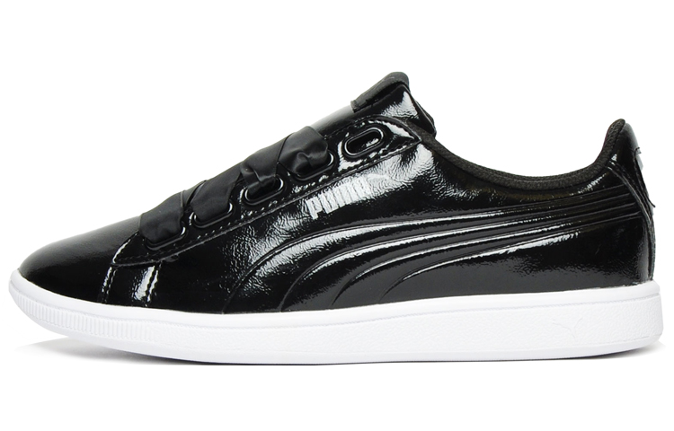(Women) Puma Vikky Ribbon Patent 'Black' 366417-01