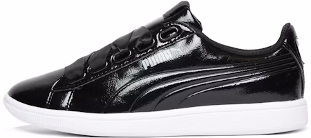 (Women) Puma Vikky Ribbon Patent 'Black' 366417-01 (Women) Puma Vikky Ribbon Patent 'Black' 366417-01
