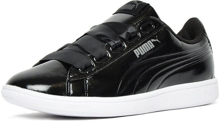 (W) 푸마 빅키 리본 패턴트 블랙 (Puma Vikki Ribbon Patent Black) 366417-01 Order (W) 푸마 빅키 리본 패턴트 블랙 (Puma Vikki Ribbon Patent Black) 366417-01
