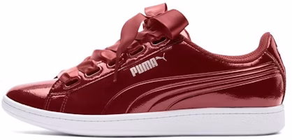 (Women) Puma Vikky Ribbon Patent 'Red Ribbon' 366417-04 (Women) Puma Vikky Ribbon Patent 'Red Ribbon' 366417-04