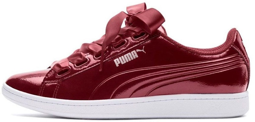 (Women) Puma Vikky Ribbon Patent 'Red Ribbon' 366417-04 Buy (Women) Puma Vikky Ribbon Patent 'Red Ribbon' 366417-04