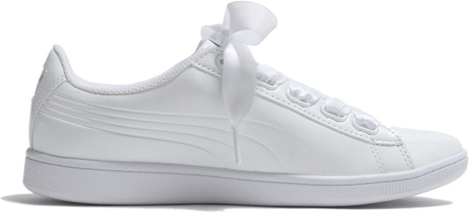 (W) Puma Vikky Ribbon Patent 'White Bow' Kasut Putih dengan Reben 366417-02 Order (W) Puma Vikky Ribbon Patent 'White Bow' Kasut Putih dengan Reben 366417-02