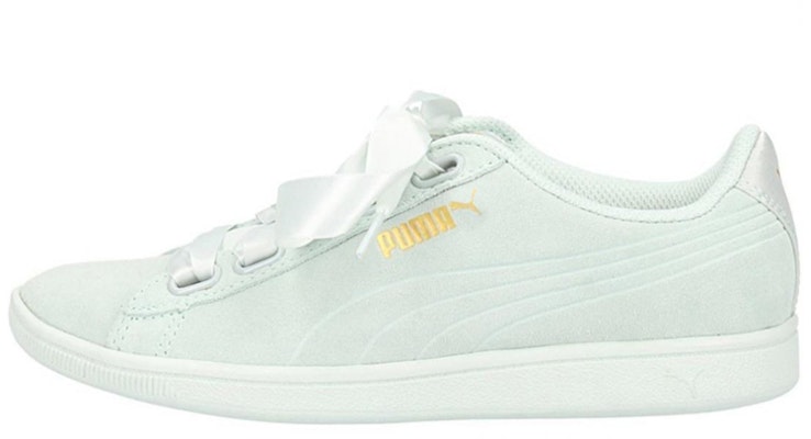 (Women) Puma Vikky Ribbon Satin 'Green' 366416-02 Buy (Women) Puma Vikky Ribbon Satin 'Green' 366416-02