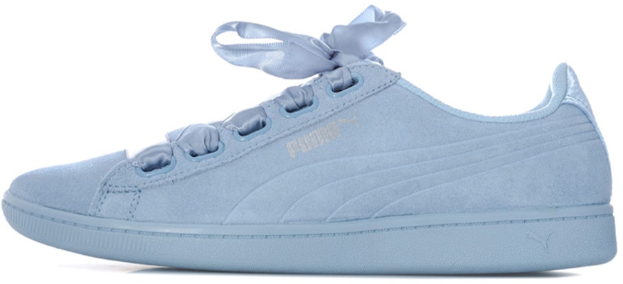 (Women) Puma Vikky Ribbon Satin For Blue 366416-04 Buy (Women) Puma Vikky Ribbon Satin For Blue 366416-04