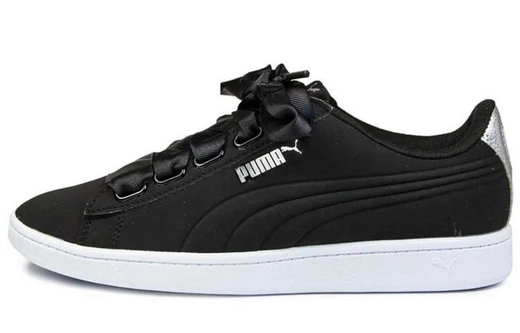 (Women) Puma Vikky Ribbon VT 'Black Silver' 367658-02