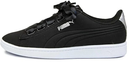 (Women) Puma Vikky Ribbon VT 'Black Silver' 367658-02 (Women) Puma Vikky Ribbon VT 'Black Silver' 367658-02