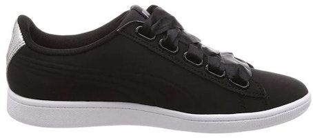 (W) プーマ ビッキー リボン VT 黒/銀 367658-02 Order (W) プーマ ビッキー リボン VT 黒/銀 367658-02