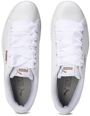 (W) Puma Vikky Ribbon Wit/Goud 366088-02 Shop (W) Puma Vikky Ribbon Wit/Goud 366088-02