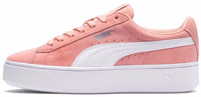 (Women) Puma Vikky Stacked Casual Board Shoes 'Peach Bud White' 369144-07 (Women) Puma Vikky Stacked Casual Board Shoes 'Peach Bud White' 369144-07