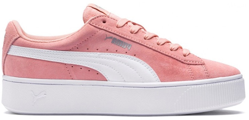 (W) Puma Vikky Stacked Sepatu Kasual 'Peach Bud Putih' 369144-07 Order (W) Puma Vikky Stacked Sepatu Kasual 'Peach Bud Putih' 369144-07