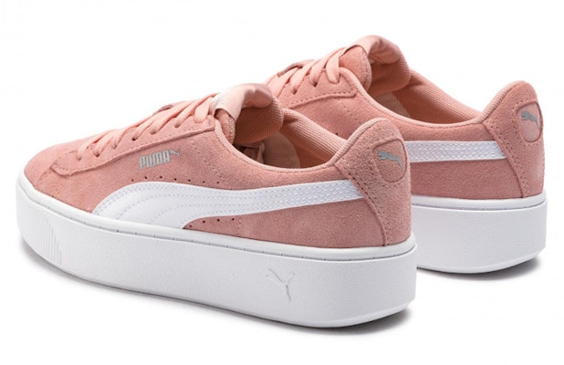 (Women) Puma Vikky Stacked Casual Board Shoes 'Peach Bud White' 369144-07 Shop (Women) Puma Vikky Stacked Casual Board Shoes 'Peach Bud White' 369144-07