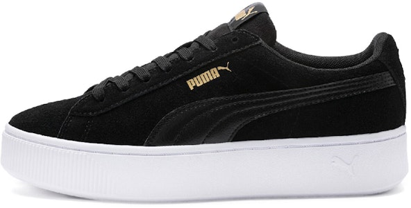 (W) 푸마 비키 스택드 캐주얼 보드화 (블랙) 369144-02 Buy (W) 푸마 비키 스택드 캐주얼 보드화 (블랙) 369144-02