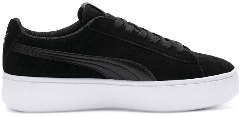 (W) プーマ ビッキー スタックド 黒 (Puma Vikky Stacked 黒) 369144-02 Order (W) プーマ ビッキー スタックド 黒 (Puma Vikky Stacked 黒) 369144-02
