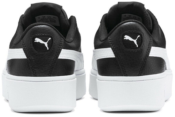 (Women) Puma Vikky Stacked Casual Board Shoes Black/White 369143-08 Shop (Women) Puma Vikky Stacked Casual Board Shoes Black/White 369143-08