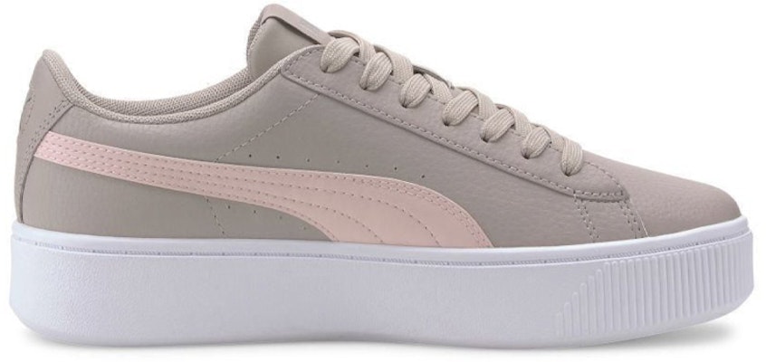(Women) Puma Vikky Stacked Casual Board Shoes Grey/Pink 369143-10 Order (Women) Puma Vikky Stacked Casual Board Shoes Grey/Pink 369143-10