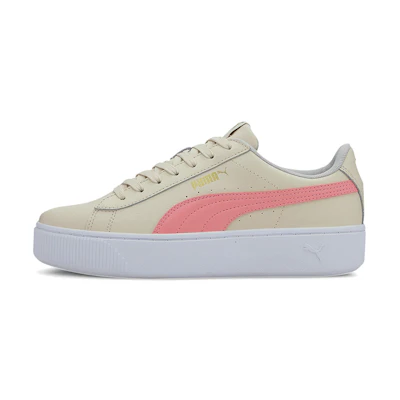 (W) Puma Vikky Stacked 'Pink Khaki White'