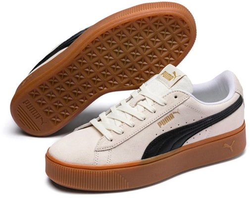 (Women) Puma Vikky Stacked Retro Casual Skateboarding Shoes White 369144-04 Lookbook (Women) Puma Vikky Stacked Retro Casual Skateboarding Shoes White 369144-04