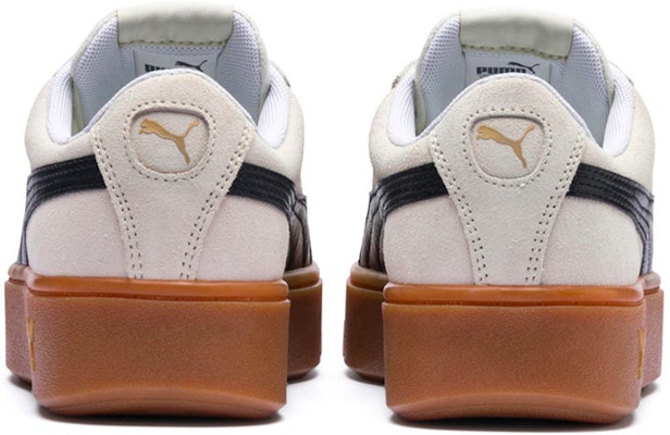 (Women) Puma Vikky Stacked Retro Casual Skateboarding Shoes White 369144-04 Shop (Women) Puma Vikky Stacked Retro Casual Skateboarding Shoes White 369144-04