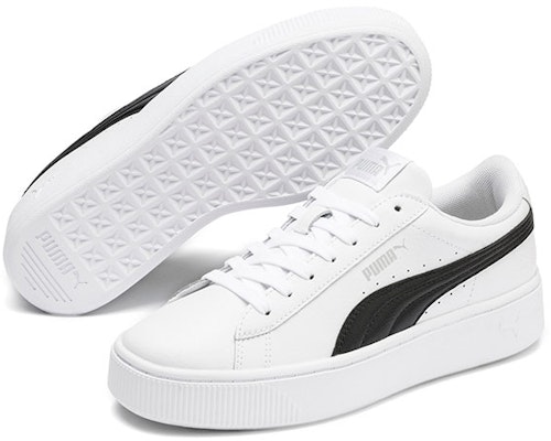 (Women) Puma Vikky Stacked 'White Black' 369143-07 Purchase (Women) Puma Vikky Stacked 'White Black' 369143-07